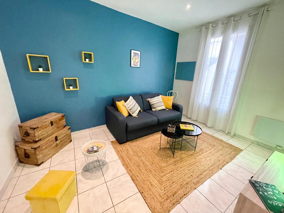 Joli Appartement Spacieux A 3 Min A Pied De La Mer Nice Eksteriør bilde