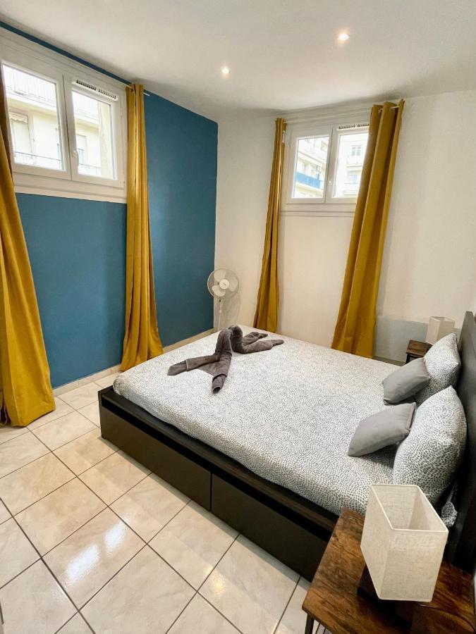 Joli Appartement Spacieux A 3 Min A Pied De La Mer Nice Eksteriør bilde